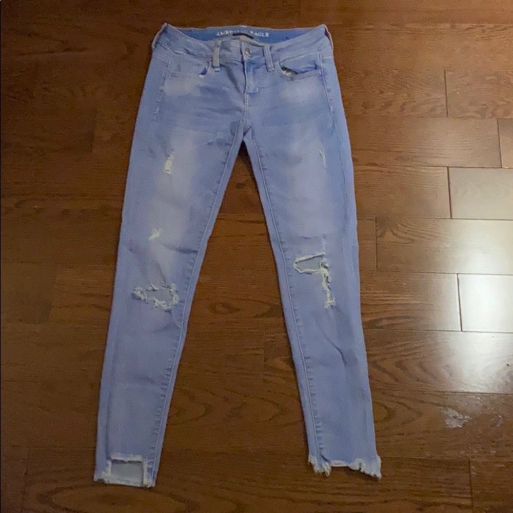 American eagle ripped jeans